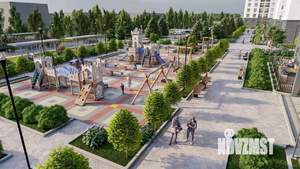 1-к квартира, строящийся дом, 43м2, 6/8 этаж