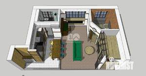 2-к квартира, вторичка, 45м2, 1/4 этаж