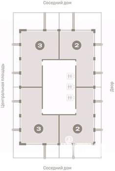 3-к квартира, вторичка, 151м2, 22/23 этаж