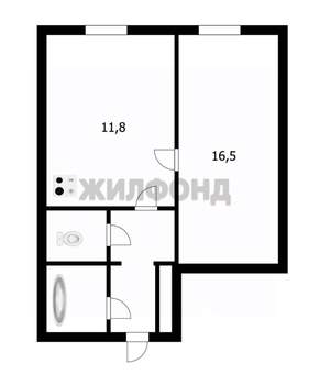 1-к квартира, вторичка, 38м2, 2/10 этаж