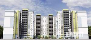 2-к квартира, строящийся дом, 62м2, 8/15 этаж