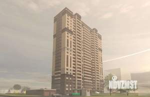 2-к квартира, строящийся дом, 64м2, 5/25 этаж