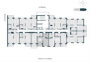 1-к квартира, вторичка, 38м2, 12/17 этаж
