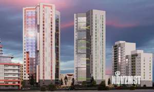 1-к квартира, строящийся дом, 42м2, 9/24 этаж