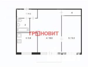 2-к квартира, вторичка, 40м2, 2/5 этаж