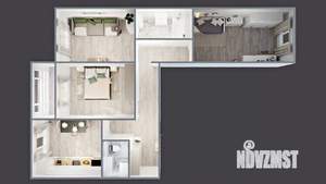 3-к квартира, вторичка, 82м2, 4/17 этаж