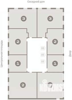 3-к квартира, вторичка, 88м2, 5/23 этаж