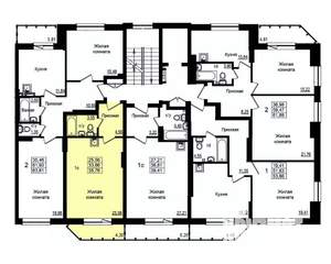 Студия квартира, строящийся дом, 34м2, 2/10 этаж