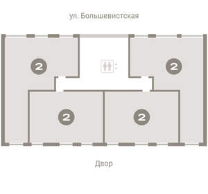 2-к квартира, вторичка, 134м2, 8/17 этаж