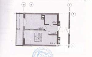 1-к квартира, вторичка, 33м2, 2/20 этаж