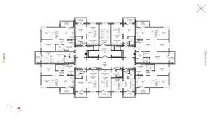 2-к квартира, строящийся дом, 37м2, 13/17 этаж