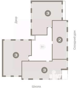 3-к квартира, вторичка, 106м2, 9/9 этаж