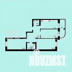 3-к квартира, вторичка, 102м2, 7/19 этаж