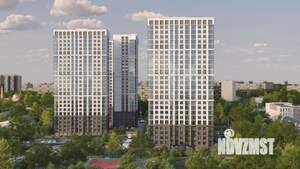 2-к квартира, строящийся дом, 41м2, 23/25 этаж