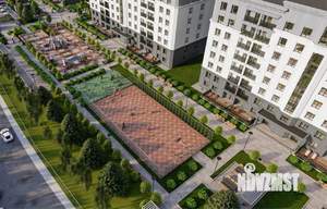 1-к квартира, строящийся дом, 43м2, 6/8 этаж