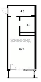 1-к квартира, вторичка, 27м2, 9/17 этаж