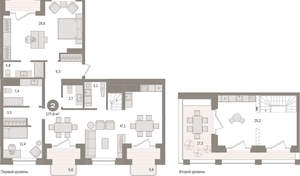 2-к квартира, вторичка, 178м2, 7/11 этаж