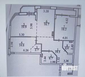 3-к квартира, вторичка, 95м2, 14/26 этаж