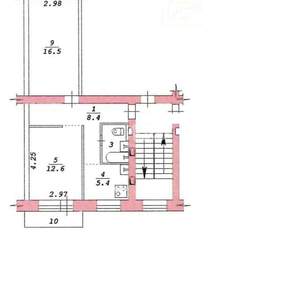 2-к квартира, вторичка, 46м2, 4/5 этаж