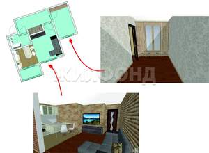 2-к квартира, вторичка, 54м2, 16/17 этаж