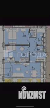 3-к квартира, вторичка, 72м2, 6/16 этаж