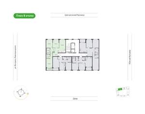 3-к квартира, вторичка, 83м2, 8/9 этаж