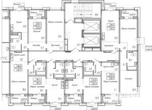 2-к квартира, вторичка, 64м2, 10/15 этаж