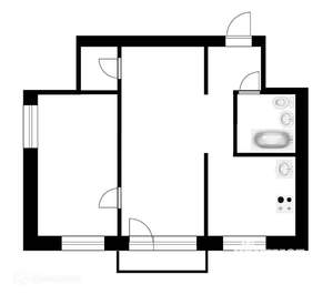 2-к квартира, вторичка, 40м2, 4/5 этаж