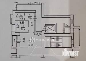 1-к квартира, вторичка, 45м2, 3/11 этаж