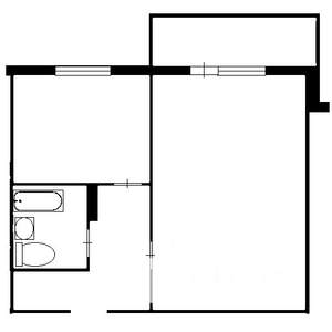 1-к квартира, вторичка, 38м2, 4/10 этаж