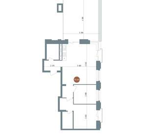 3-к квартира, вторичка, 71м2, 12/17 этаж