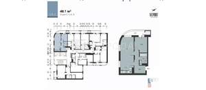 2-к квартира, вторичка, 48м2, 6/24 этаж