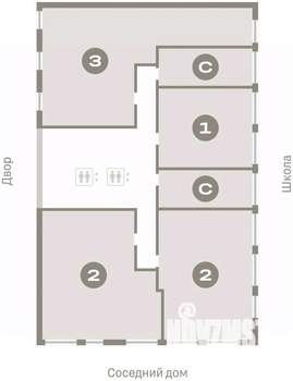 1-к квартира, вторичка, 49м2, 2/23 этаж