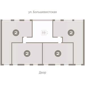 2-к квартира, вторичка, 139м2, 8/8 этаж