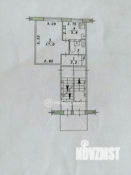 1-к квартира, вторичка, 29м2, 1/5 этаж