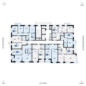 2-к квартира, вторичка, 53м2, 16/25 этаж