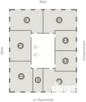 2-к квартира, вторичка, 75м2, 13/14 этаж