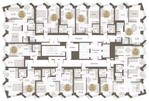 2-к квартира, вторичка, 41м2, 29/31 этаж