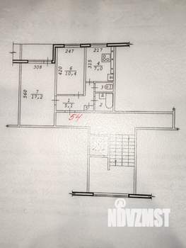 2-к квартира, вторичка, 46м2, 5/9 этаж