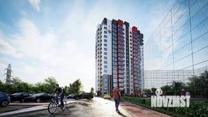 1-к квартира, строящийся дом, 30м2, 13/17 этаж