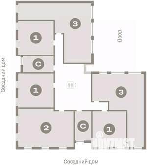 3-к квартира, вторичка, 92м2, 4/7 этаж