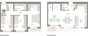 3-к квартира, вторичка, 129м2, 6/7 этаж