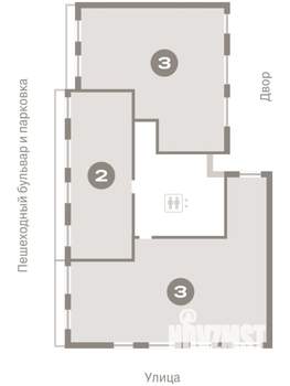 2-к квартира, вторичка, 75м2, 8/9 этаж