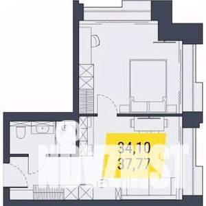1-к квартира, вторичка, 38м2, 5/29 этаж