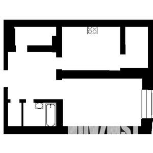 1-к квартира, вторичка, 40м2, 19/25 этаж