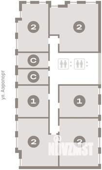 2-к квартира, вторичка, 87м2, 4/15 этаж