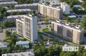 1-к квартира, строящийся дом, 40м2, 17/17 этаж