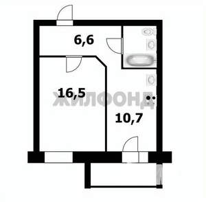 1-к квартира, вторичка, 37м2, 8/10 этаж