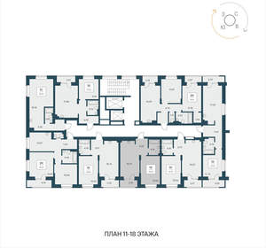 1-к квартира, вторичка, 40м2, 16/25 этаж