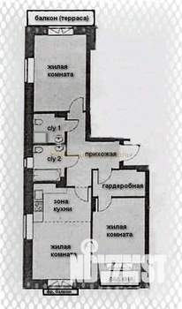3-к квартира, вторичка, 70м2, 2/12 этаж